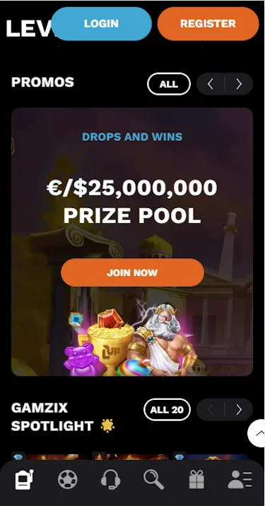 LevelUp Casino Online
